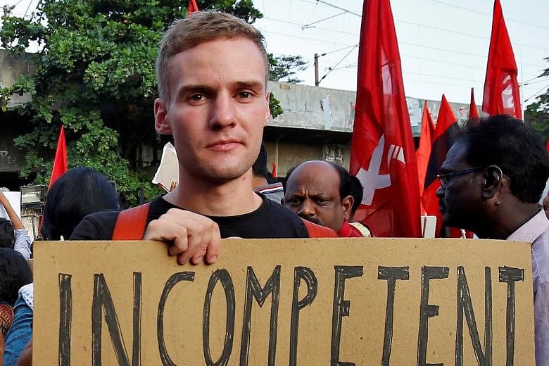Mahasiswa pertukaran pelajar Jerman mengatakan dia disuruh meninggalkan India setelah bergabung dengan protes