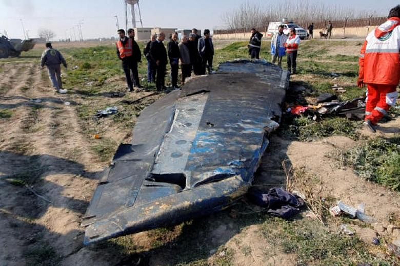 Iran mengatakan jet Ukraina jatuh oleh dua rudal jarak pendek